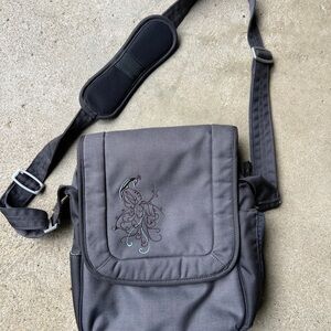 REI Mini Messenger Charcoal Crossbody Bag